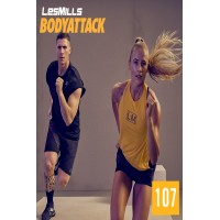 [Hot Sale]2019 Q4 LesMills Routines BODY ATTACK 107 DVD + CD + Notes